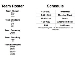 Workday Team Roster