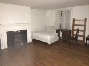 Appreciating how big a room looks with none of our stuff!